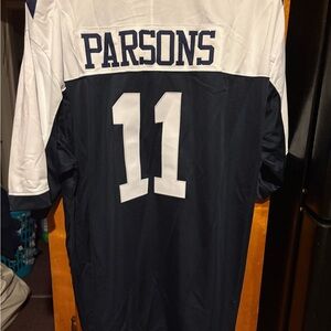 Parsons Navy and White Men's “Cowboys” Jersey